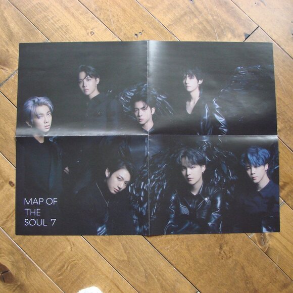 COPY - BTS Map Of The Soul 7 Version 2 CD Excellent Box Set Posters Stickers - Picture 7 of 9
